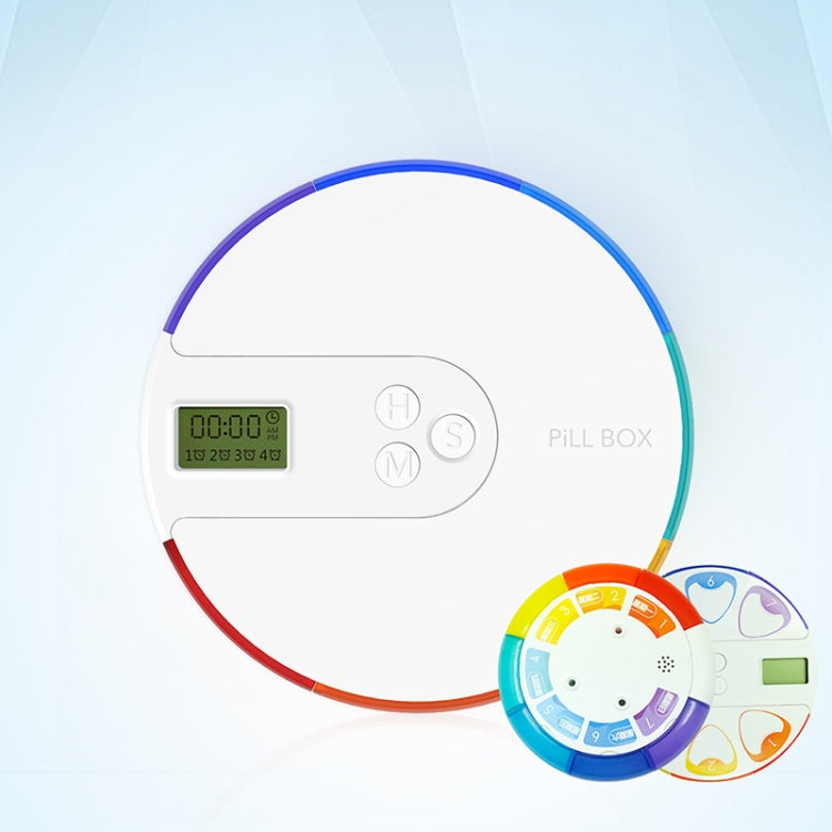 TF217 Portable Timing Reminder Dustproof Plastic Pill Box Pill Storage Box(Colorful) - free shipping - PMC TechLife - Order now!