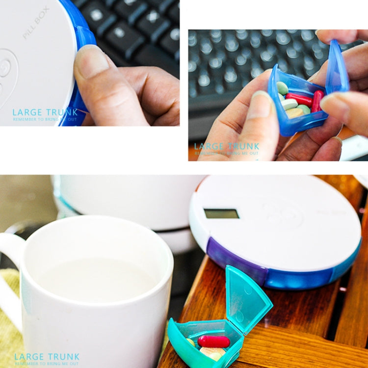 TF217 Portable Timing Reminder Dustproof Plastic Pill Box Pill Storage Box(Colorful) - free shipping - PMC TechLife - Order now!