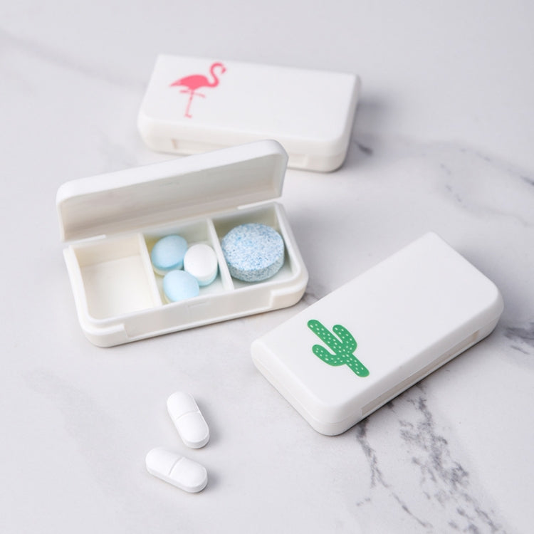 8 PCS Small Portable Moisture-proof Sealed Medicine Box 3 Compartments A Day Medicine Divided(Pineapple) - free shipping - PMC TechLife - Order now!