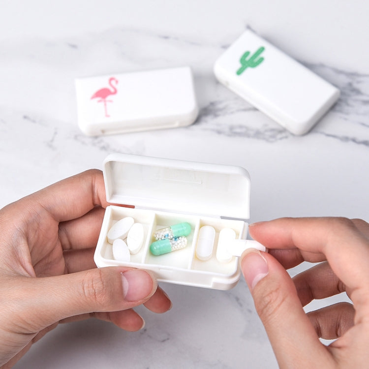 8 PCS Small Portable Moisture-proof Sealed Medicine Box 3 Compartments A Day Medicine Divided(Turtle Leaf) - free shipping - PMC TechLife - Order now!