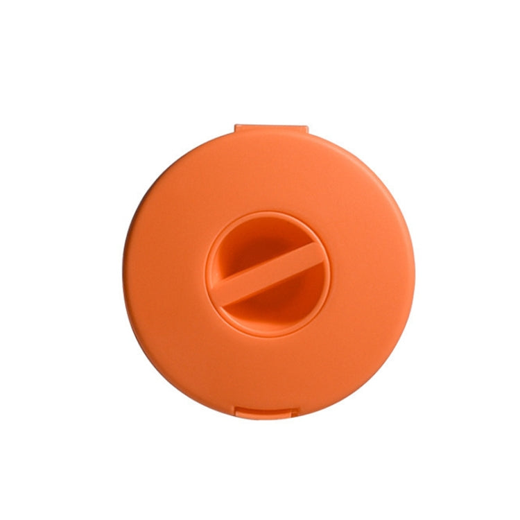 Round Data Cable Storage Box Earphone Storage Collection Box(Orange) - Storage Boxes by PMC TechLife | Online Shopping South Africa | PMC TechLife