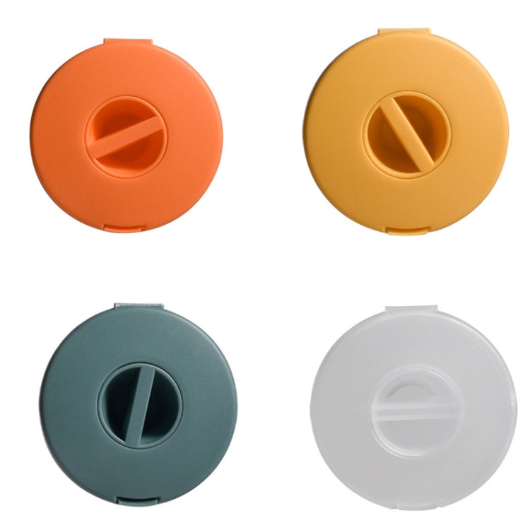 Round Data Cable Storage Box Earphone Storage Collection Box(Orange) - Storage Boxes by PMC TechLife | Online Shopping South Africa | PMC TechLife