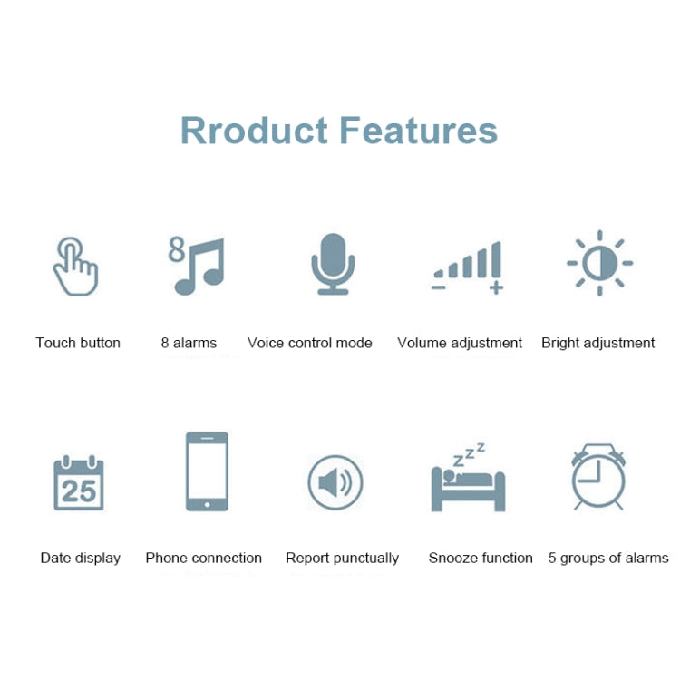 ZKLiLi Lazy Snooze Applet Alarm Clock Bedside Bluetooth Multifunctional Silent Digital Alarm Clock(Pink) - free shipping - PMc TechLife - Order now!