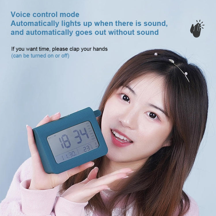 ZKLiLi Lazy Snooze Applet Alarm Clock Bedside Bluetooth Multifunctional Silent Digital Alarm Clock(Pink) - free shipping - PMc TechLife - Order now!