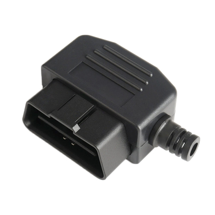 5 PCS 16PIN Car Male Connector OBD2 Connector Plug + Shell + Line Card + Screw OBD Plug J1962M - Cables & Connectors by PMC TechLife | Online Shopping South Africa | PMC TechLife