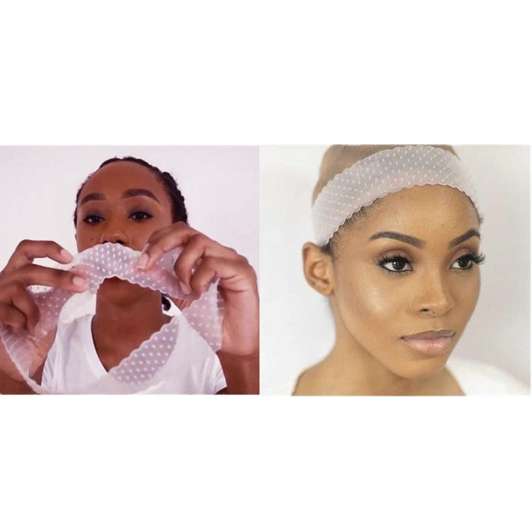 Wig Silicone Hair Band Lace Headgear Silicone Wig Hair Band(Black) - free shipping - PMC TechLife - Order now!