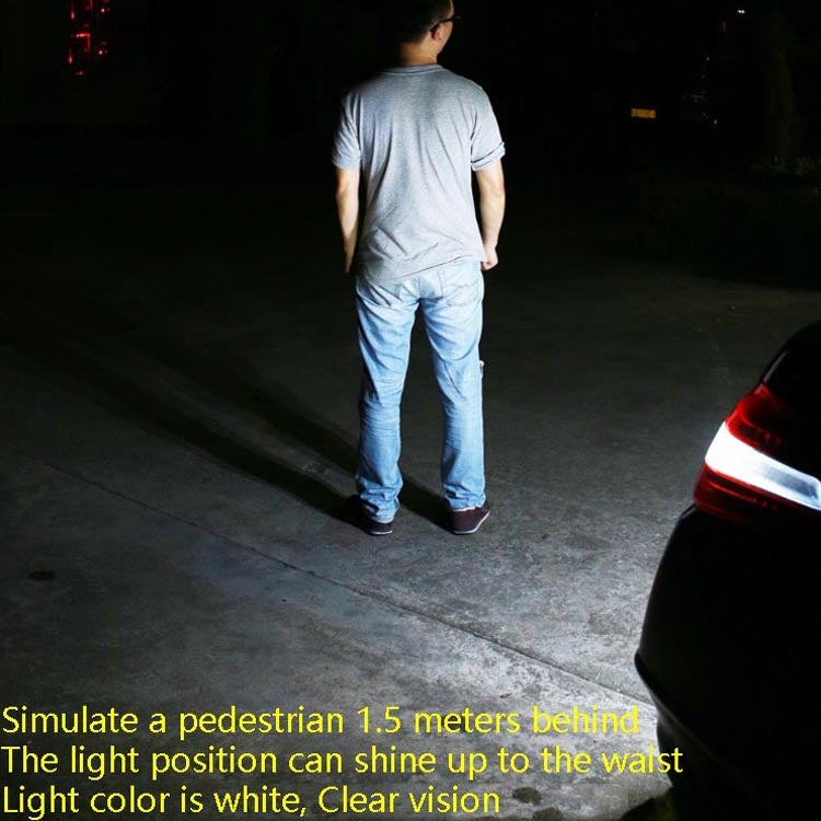 Car LED Electric Eye Reversing Light External Bulb Modified License Plate Auxiliary Light(Silver) - Arrow Turn Lights by PMC TechLife | Online Shopping South Africa | PMC TechLife | Buy Now Pay Later Mobicred