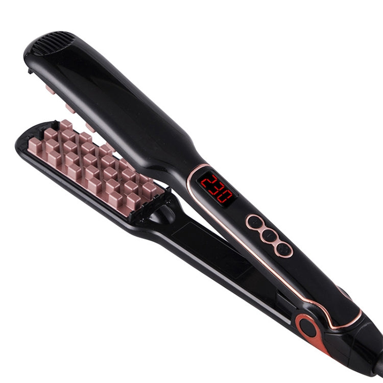 Multi-functional Long & Short Hair Styling Iron Ceramic Tourmaline Volumizing Hair Iron, Plug standard:EU(Black gold) - free shipping - PMC TechLife - Order now!
