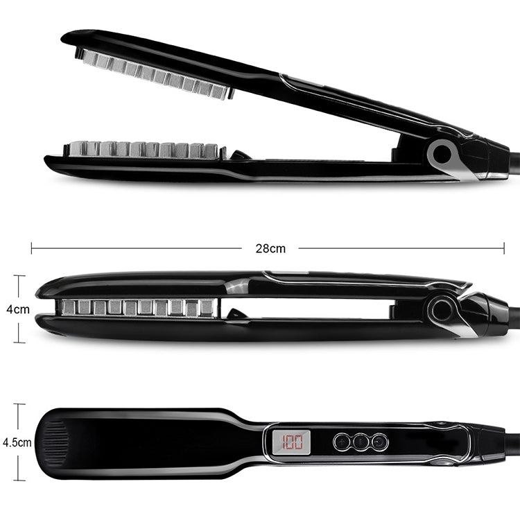 Multi-functional Long & Short Hair Styling Iron Ceramic Tourmaline Volumizing Hair Iron(White gold) - free shipping - PMC TechLife - Order now!