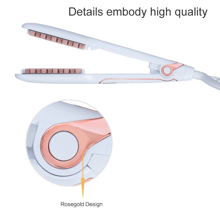 Multi-functional Long & Short Hair Styling Iron Ceramic Tourmaline Volumizing Hair Iron(White gold) - free shipping - PMC TechLife - Order now!