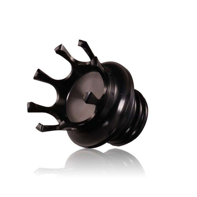 Motorcycle CNC Aluminum Alloy Crown Fuel Tank Cap Suitable For Harley 883 / XL / 1200 / 48 / 72(Black) - Others by PMC Jewellery | Online Shopping South Africa | PMC Jewellery | Buy Now Pay Later Mobicred