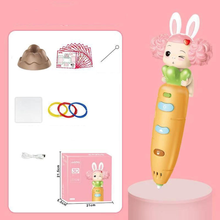 Stereo Painting Graffiti Low Temperature Wireless 3D Printing Pen For Children Colorful Box - free shipping - PMC Jewellery - Order now!