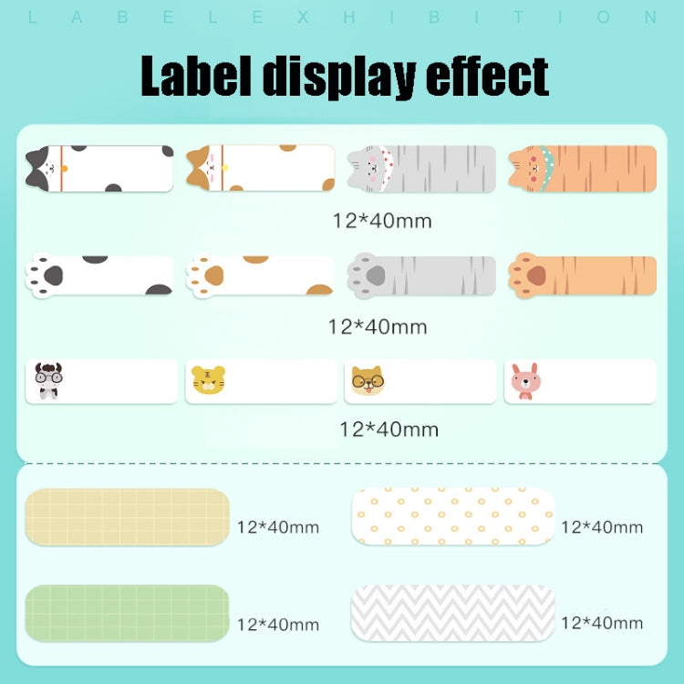 Thermal Label Paper Cosmetic Sticker Bottled Name Sticker For NIIMBOT D11 Printer, Size: Christmas Wishes - Printer Accessories by PMC TechLife | Online Shopping South Africa | PMC TechLife | Buy Now Pay Later Mobicred