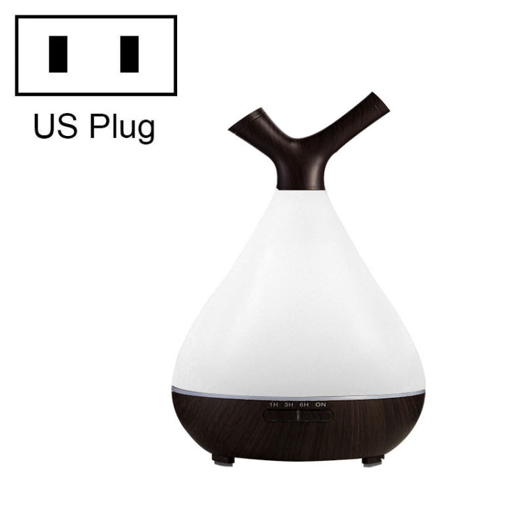 YCTA-008 Household Mute Small Wood Grain Colorful Light Aroma Diffuser Night Tree Air Humidifier, Product specifications: US Plug(Deep Wood Grain) - free shipping - PMC TechLife - Order now!