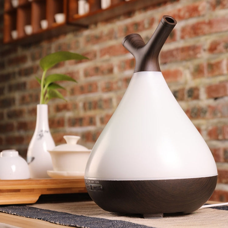 YCTA-008 Household Mute Small Wood Grain Colorful Light Aroma Diffuser Night Tree Air Humidifier, Product specifications: US Plug(Deep Wood Grain) - free shipping - PMC TechLife - Order now!