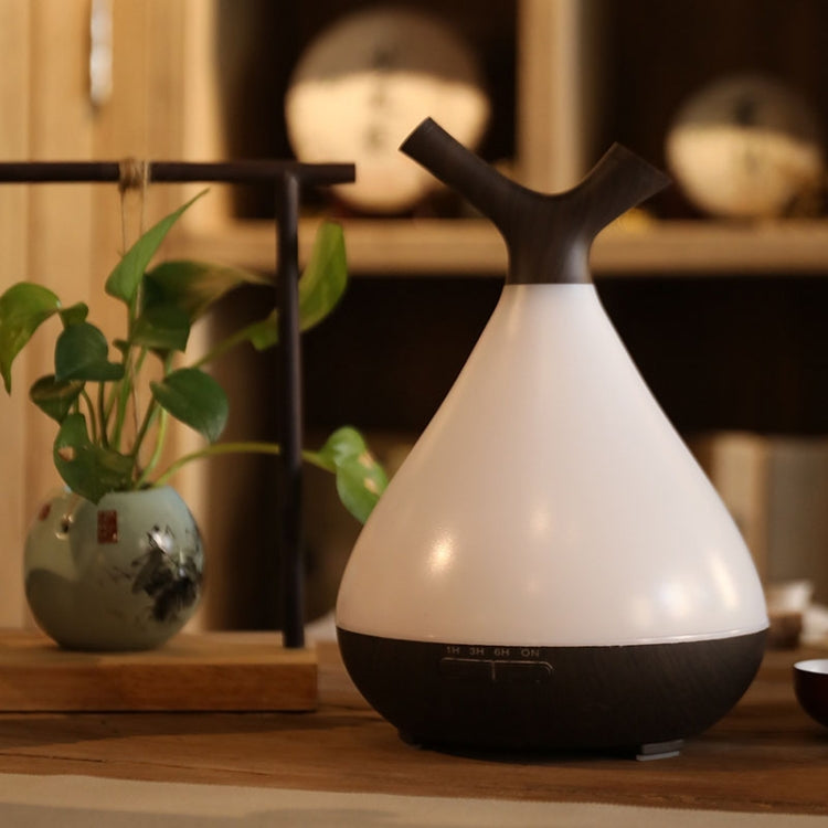 YCTA-008 Household Mute Small Wood Grain Colorful Light Aroma Diffuser Night Tree Air Humidifier, Product specifications: EU Plug(Deep Wood Grain) - free shipping - PMC TechLife - Order now!