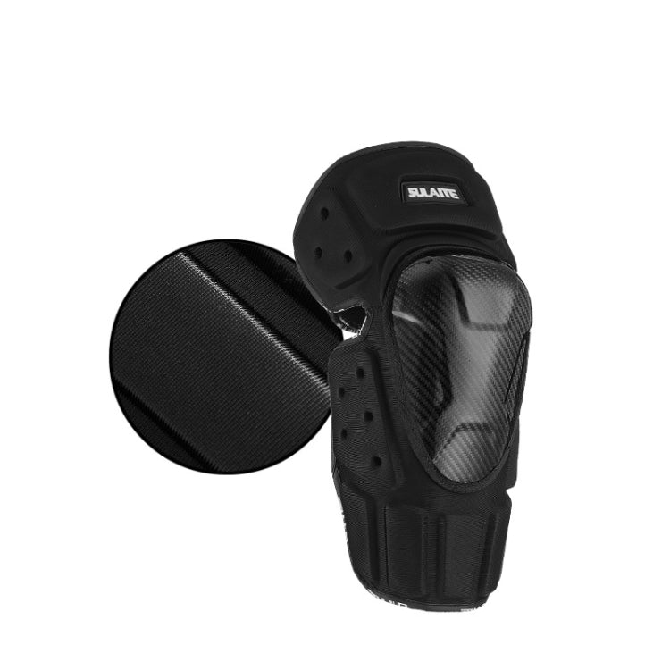 SULAITE Off-Road Motorcycle Windproof Warmth Drop-Proof Breathable Carbon Fiber Protective Gear, Specification: Knee Pads+Elbow Pads - free shipping - PMC TechLife - Order now!