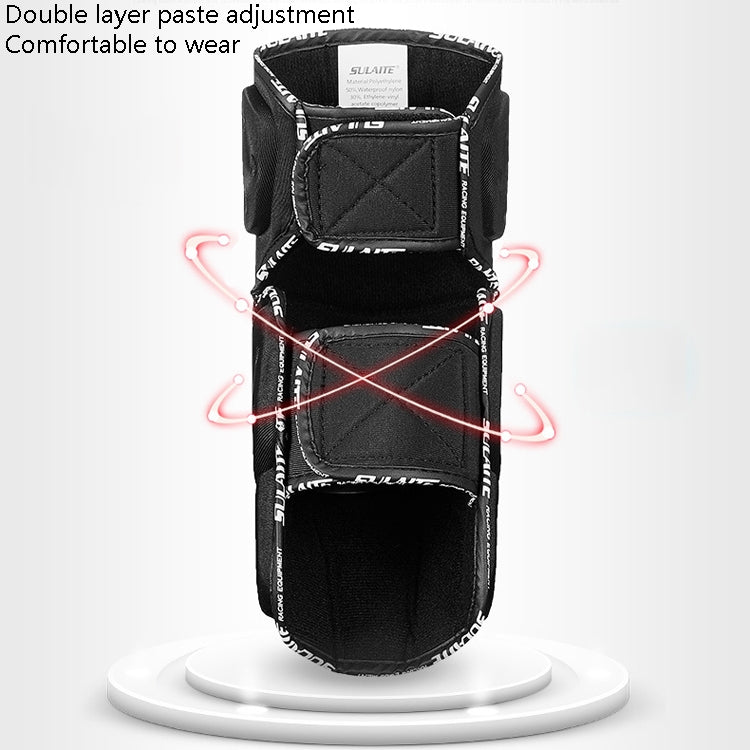 SULAITE Off-Road Motorcycle Windproof Warmth Drop-Proof Breathable Carbon Fiber Protective Gear, Specification: Knee Pads+Elbow Pads - free shipping - PMC TechLife - Order now!