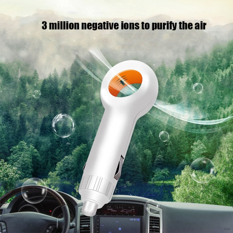 EP501 USB Mini Car Removal Second-hand Smoke PM2.5 Negative Ion Air Purifier(White) - Air Purifier by PMC TechLife | Online Shopping South Africa | PMC TechLife | Buy Now Pay Later Mobicred