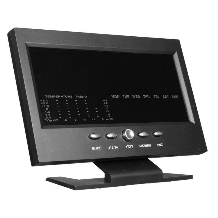 8082T Weather Forecast Clock LED Color Screen Perpetual Calendar Temperature And Humidity Intelligent Voice Control Electronic Alarm Cloc,Specification: Black + USB - Alarm Clocks by PMc TechLife | Online Shopping South Africa | PMc TechLife | Buy Now Pay Later Mobicred