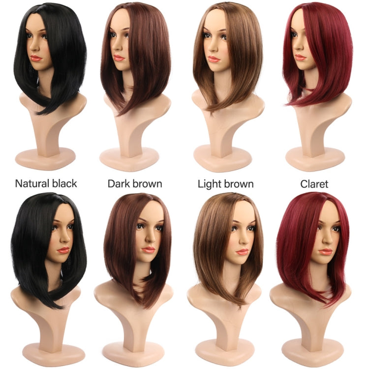 Ladies Short Hair Bobo Head Synthetic Hair Cover, Colour: Black - free shipping - PMC TechLife - Order now!