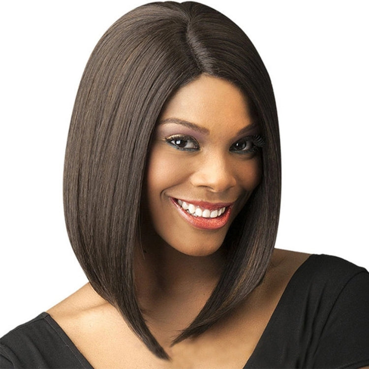 Ladies Short Hair Bobo Head Synthetic Hair Cover, Colour: Light Brown - free shipping - PMC TechLife - Order now!