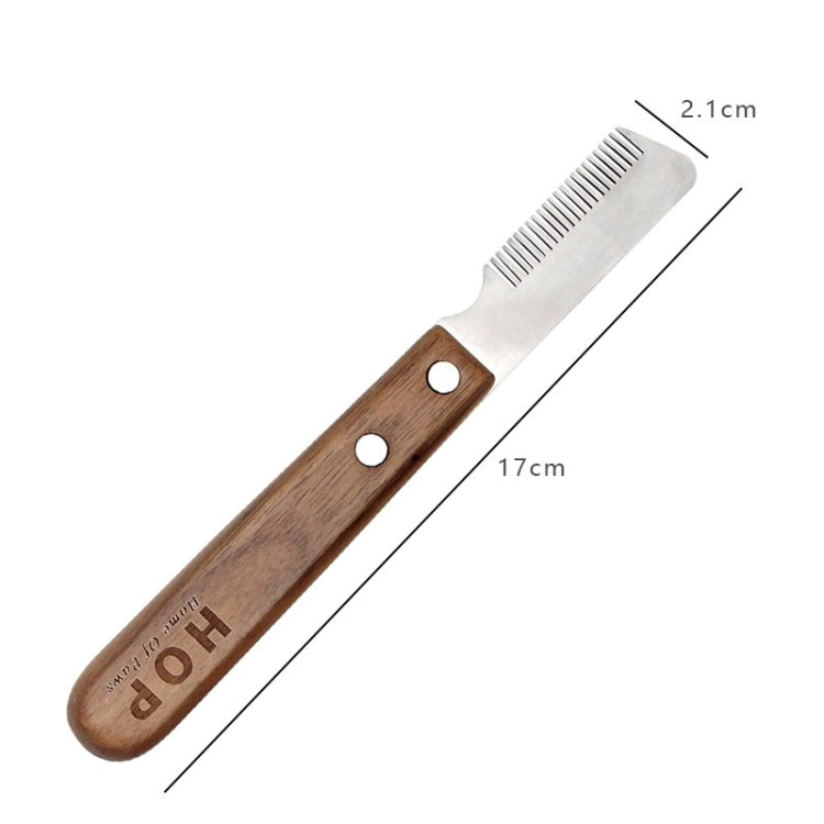 HOP Terrier Dog Plucking Knife Pet Grooming & Shaving Tool(CS276 Right Hand) - Brushes & Combs by PMC TechLife | Online Shopping South Africa | PMC TechLife