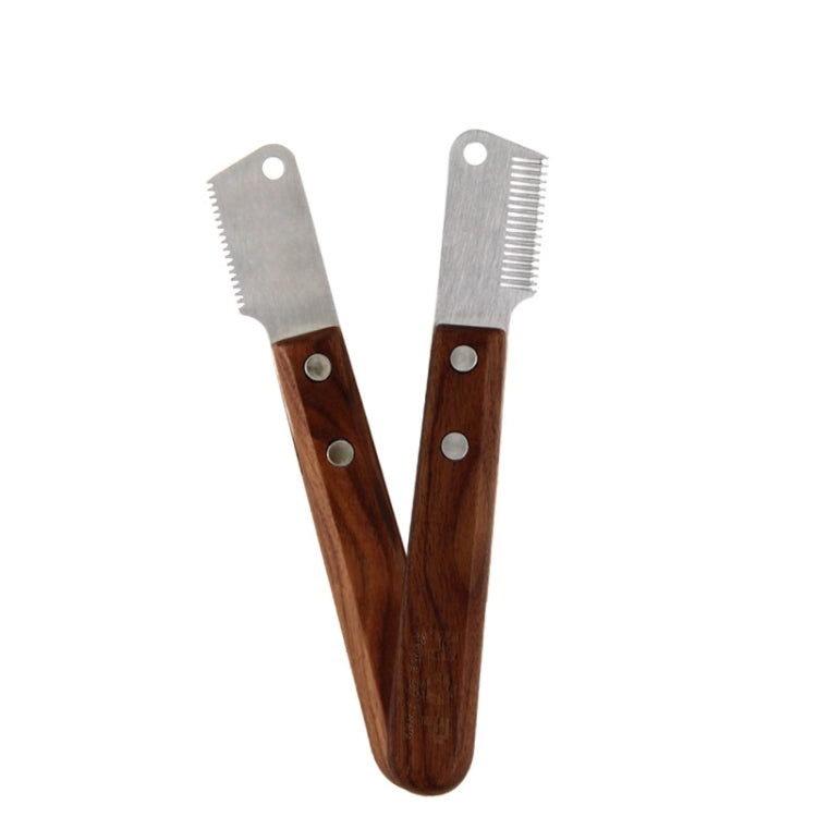 HOP Terrier Dog Plucking Knife Pet Grooming & Shaving Tool(CS276 Right Hand) - Brushes & Combs by PMC TechLife | Online Shopping South Africa | PMC TechLife