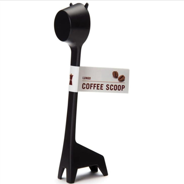 5 PCS Cartoon Giraffe Shape Coffee Spoon Coffee Bean Powder Quantitative Spoon Metering Plastic Spoon(Black) - free shipping - PMC TechLife - Order now!