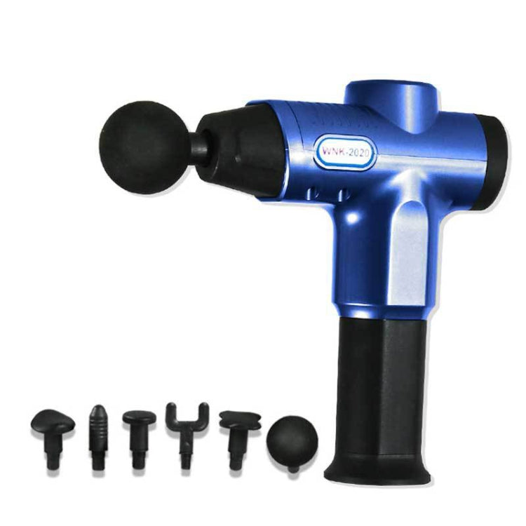 Hishell WK-2020 Electric Massage Gun Muscle Relaxation Charging Massager Portable Fitness Equipment Fascia Gun(Blue) - free shipping - PMC TechLife - Order now!