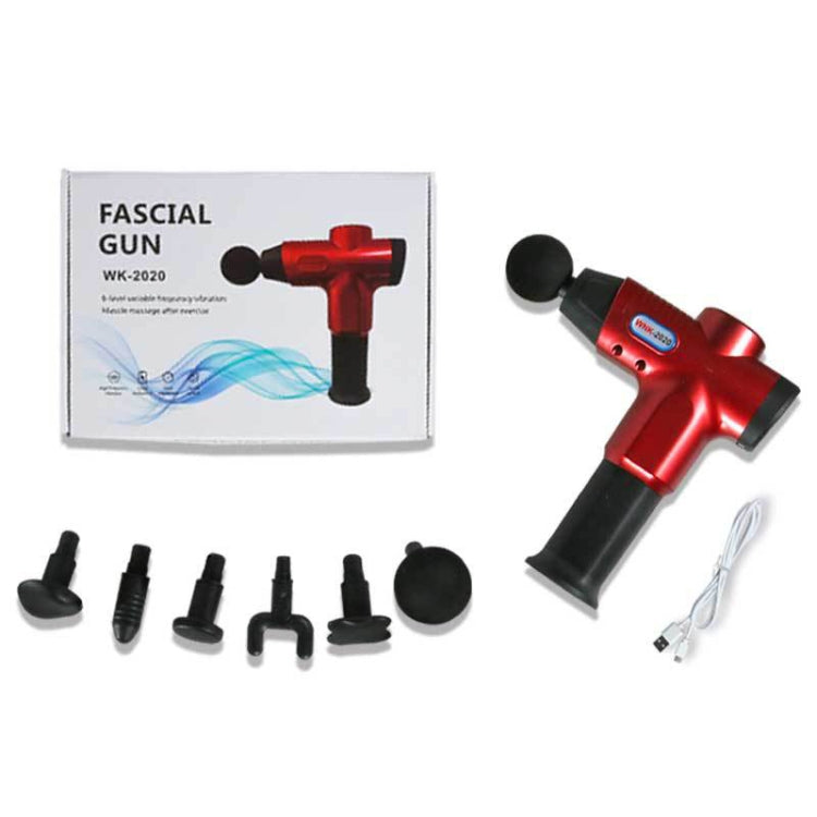 Hishell WK-2020 Electric Massage Gun Muscle Relaxation Charging Massager Portable Fitness Equipment Fascia Gun(Blue) - free shipping - PMC TechLife - Order now!