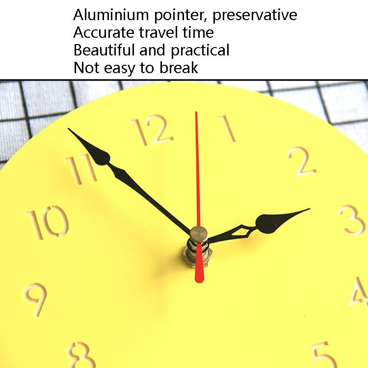 Fruit Personality Mute Wall Clock Acrylic Children Decoration Clock(D White) - Wall Clock by PMc TechLife | Online Shopping South Africa | PMc TechLife | Buy Now Pay Later Mobicred