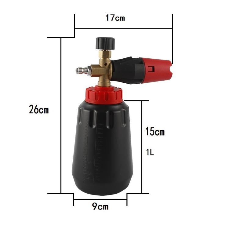 Car Wash Water Gun Foam Pot High Pressure Water Gun Foam Pot(White Foam Pot With Black Mouth) - Car Washer & Accessories by PMC TechLife | Online Shopping South Africa | PMC TechLife | Buy Now Pay Later Mobicred