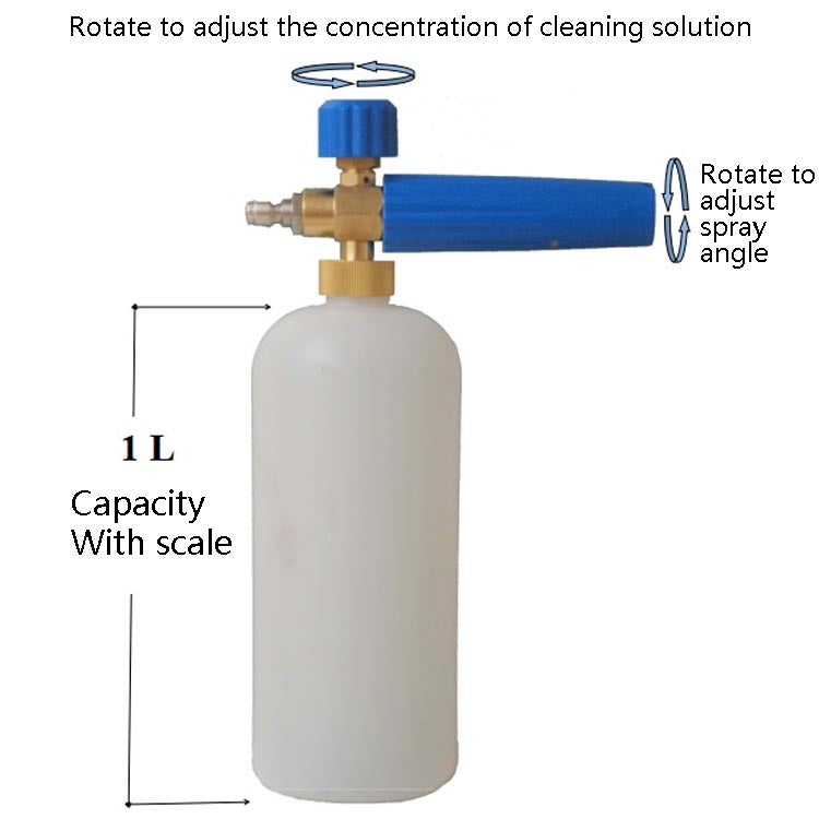 Car Wash Water Gun Foam Pot High Pressure Foam Gun Foam Pot(Gray Handle) - Car Washer & Accessories by PMC TechLife | Online Shopping South Africa | PMC TechLife | Buy Now Pay Later Mobicred