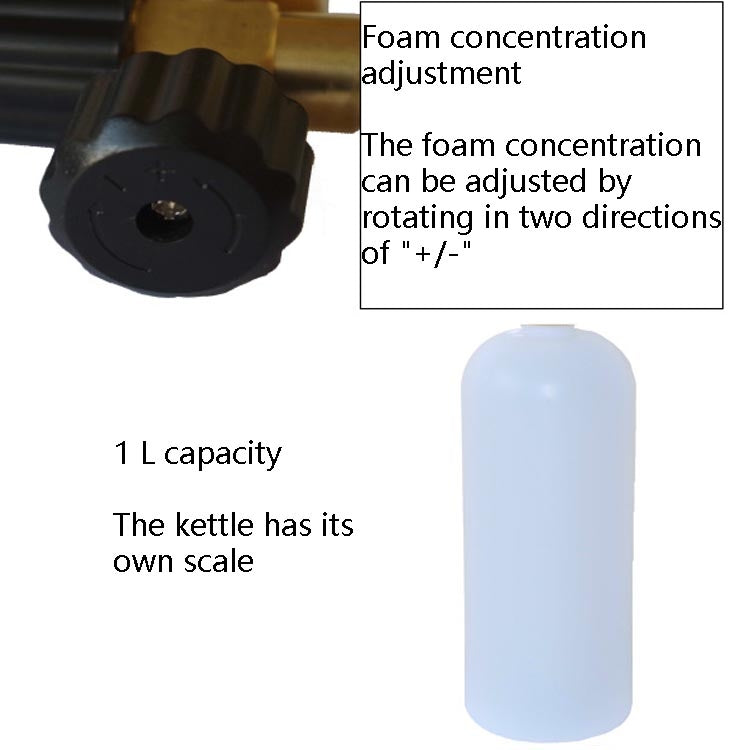 Car Wash Water Gun Foam Pot High Pressure Foam Gun Foam Pot(Blue Handle) - Car Washer & Accessories by PMC TechLife | Online Shopping South Africa | PMC TechLife | Buy Now Pay Later Mobicred