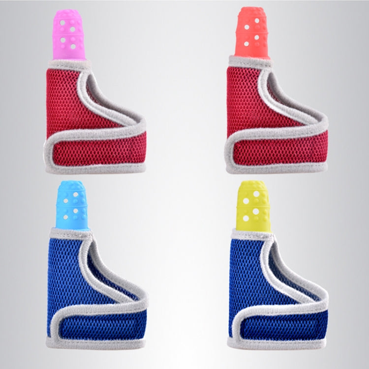ZT001 Baby Silicone Molar Finger Cots Children Anti-Bite Hand Breathable Thumb Cots Teether Maternal And Baby Products(Pink) - Safety Equipment by PMC TechLife | Online Shopping South Africa | PMC TechLife