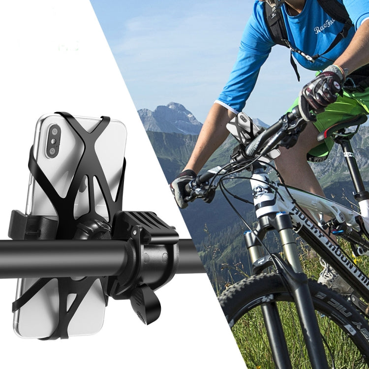 Bicycle Strap Mobile Phone Holder Bicycle Mountain Bike Phone Holder(Clip Type) - Holders by PMC TechLife | Online Shopping South Africa | PMC TechLife | Buy Now Pay Later Mobicred