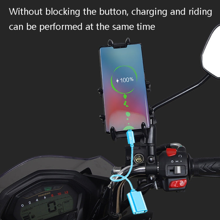 Motorcycle Multi-Function Mobile Phone Holder Adjustable Universal Locomotive Riding Anti-Shake Fixed Equipment(All-rounder Y) - Holder by PMC TechLife | Online Shopping South Africa | PMC TechLife | Buy Now Pay Later Mobicred