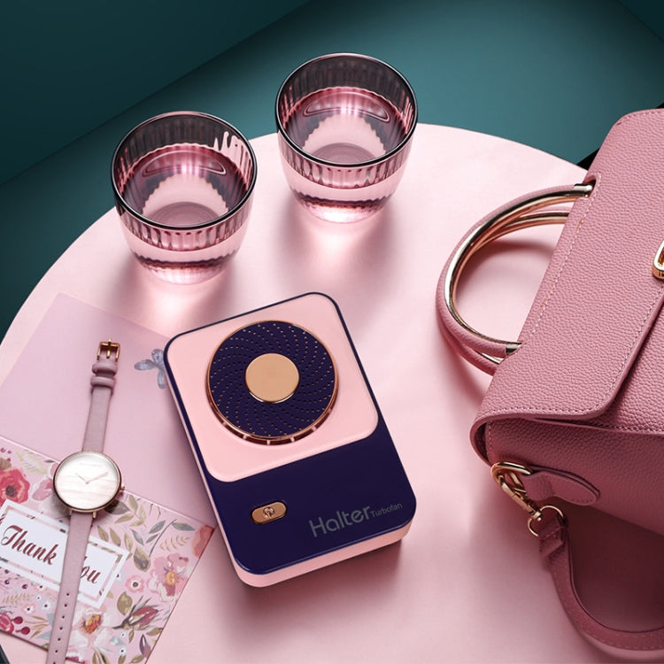 SHC-S03 USB Desktop Leafless Outdoor Sports Portable Lazy Hanging Neck Fan, Colour: Pink - Electric Fans by PMC TechLife | Online Shopping South Africa | PMC TechLife | Buy Now Pay Later Mobicred