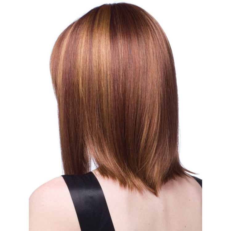 Women Medium Long Style Straight Hair Headgear(Brown) - free shipping - PMC TechLife - Order now!