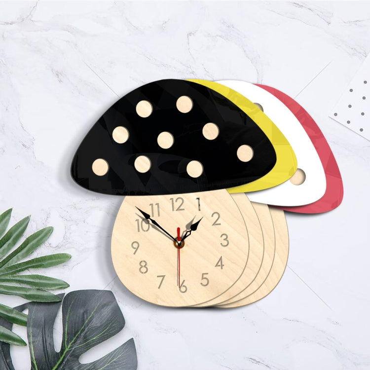 Kindergarten Cartoon Mute Wall Clock Creative Children Colorful Mushroom Decorative Clock(White) - free shipping - PMc TechLife - Order now!