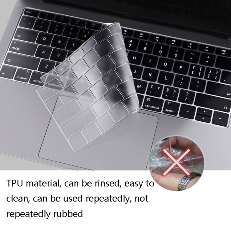 JRC 0.13mm Transparent TPU Laptop Keyboard Protective Film For MacBook Pro 13.3 inch A1706 & A1989 & A2159 (with Touch Bar) - free shipping - PMC Jewellery - Order now!