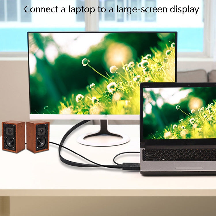 5m JH HV10 1080P HDMI to VGA Cable Projector TV Box Computer Notebook Industrial Display Adapter Cable - free shipping - PMC Jewellery - Order now!