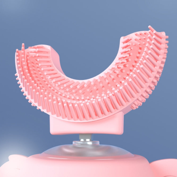 Silicone U-Shaped Replaceable Brush Head 2-8 Years Old Oral Electric Toothbrush Head(Blue) - Replacement Brush Heads by PMC TechLife | Online Shopping South Africa | PMC TechLife | Buy Now Pay Later Mobicred