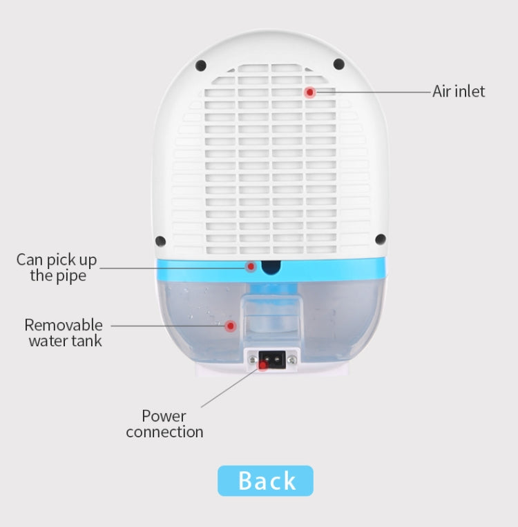 GZ-1901 Semiconductor Mini Dehumidifier Household Small Dehumidifier Bedroom Dehumidifier Moisture Absorber, Product specification: EU Plug(Charm Red) - free shipping - PMC TechLife - Order now!