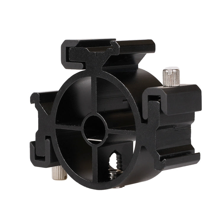 2 PCS Round Field 3 Triple Head Hot Shoe Mount Adapter Flash Holder Bracket Light Stand Holder - free shipping - PMC TechLife - Order now!