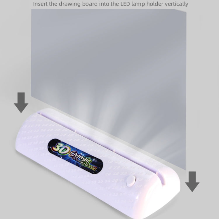 3D Fluorescent Drawing Board Magic Luminous Three-Dimensional Writing Board Graffiti Board Lighting Puzzle Children Drawing Board,Style: Medium Drawing Board (Dinosaur Version) -  by PMC TechLife | Online Shopping South Africa | PMC TechLife | Buy Now Pay Later Mobicred