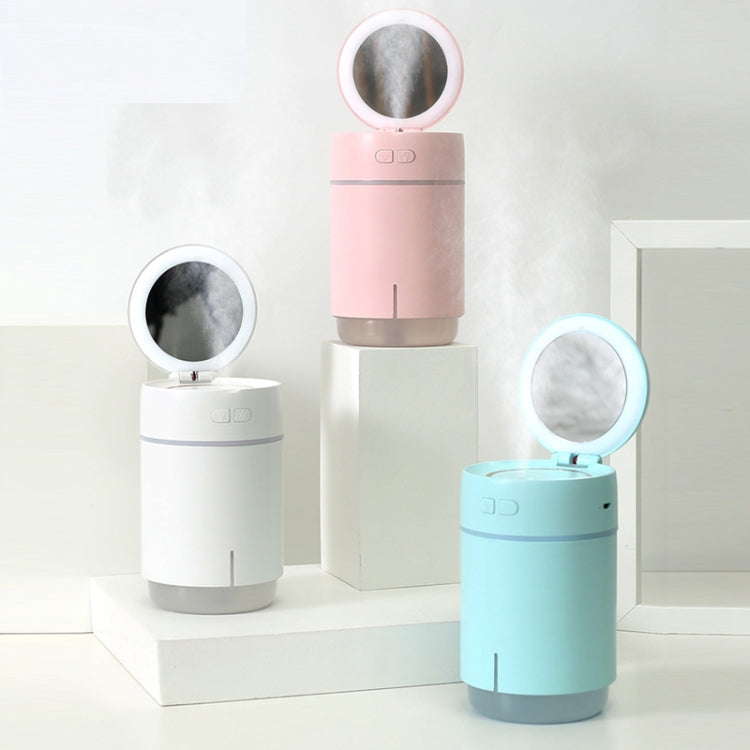 K005 Portable Hydrating LED Fill Light Makeup Mirror USB Mini Humidifier(Blue) - free shipping - PMC TechLife - Order now!