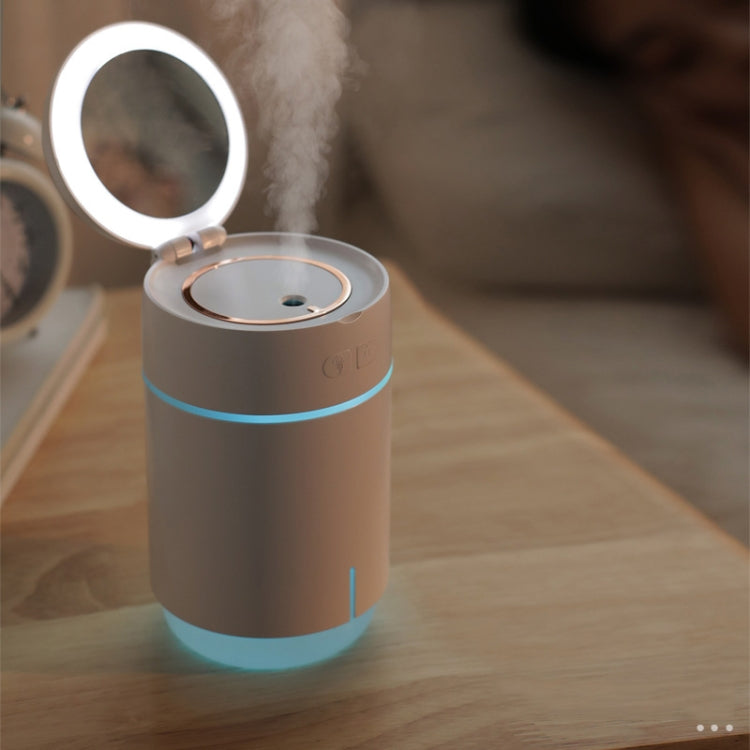 K005 Portable Hydrating LED Fill Light Makeup Mirror USB Mini Humidifier(White) - free shipping - PMC TechLife - Order now!