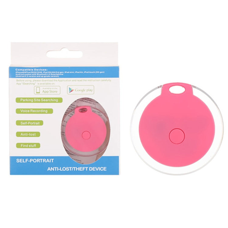 2 PCS  HYC-05 Round Bluetooth Anti-Lost Device Mobile Phone Key Two-Way Object Finding Alarm( Pink) - Anti-lost Alarm by PMc TechLife | Online Shopping South Africa | PMc TechLife | Buy Now Pay Later Mobicred